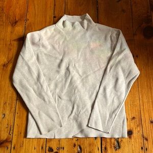 Simple Talbots Cream Turtleneck